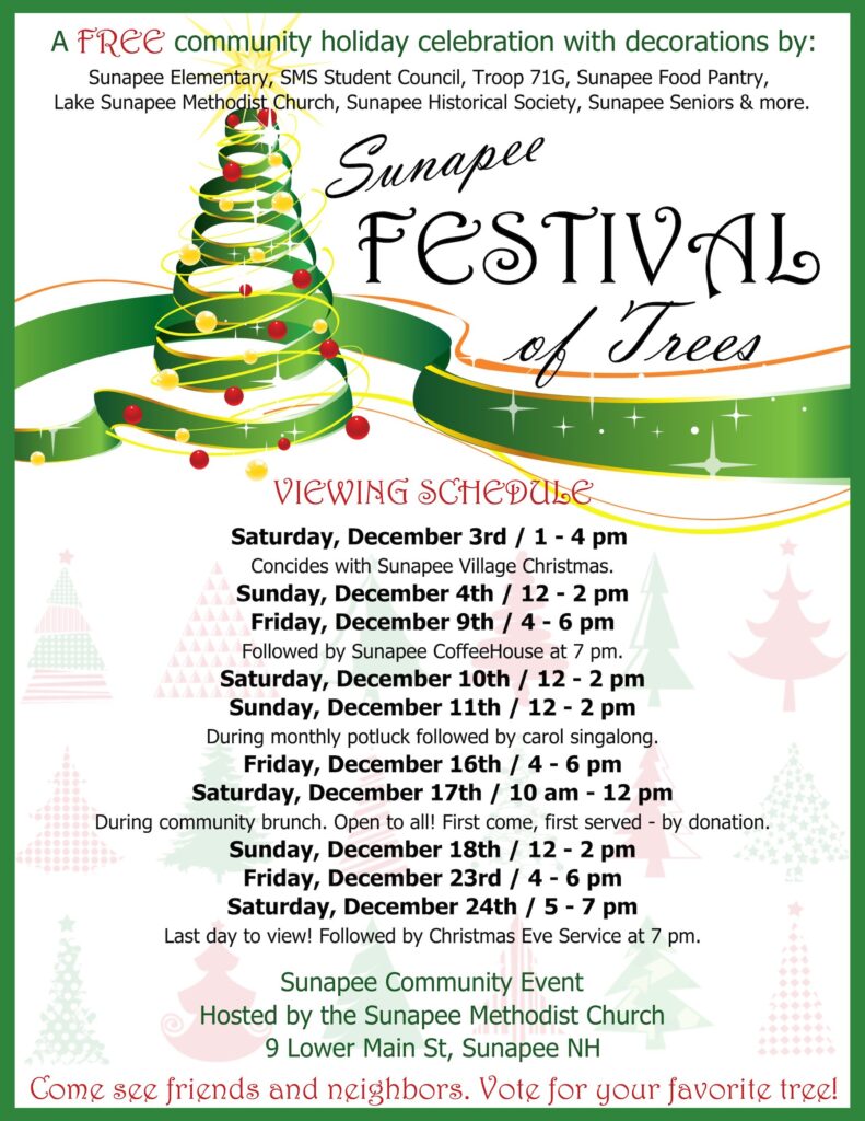 Sunapee Festival of Trees Project Sunapee